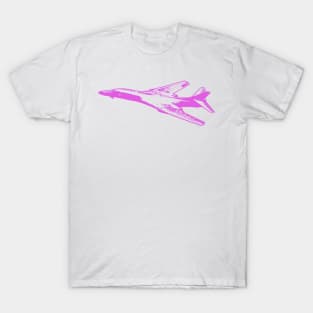 Rockwell B-1 Lancer - Pink Design T-Shirt